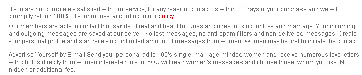 Satisfaction Guarantee hot ukrainian girls